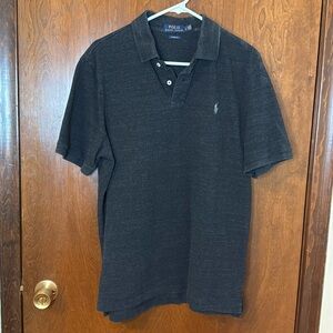 Ralph Lauren Men's Dark Gray Polo Shirt | Size Large | Like New